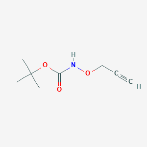 molecular formula C8H13NO3 B11722891 Tert-butyl (prop-2-yn-1-yloxy)carbamate 