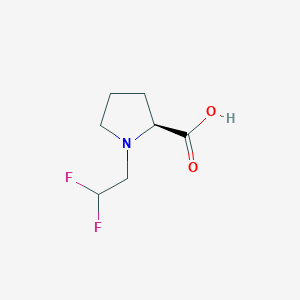 (2S)-1-(2,2-difluoroethyl)pyrrolidine-2-carboxylic acid