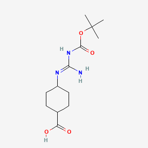 4-{[(Z)-amino({[(tert-butoxy)carbonyl]imino})methyl]amino}cyclohexane-1-carboxylic acid