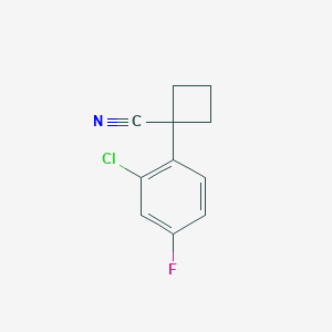 1-(2-Chloro-4-fluorophenyl)cyclobutanecarbonitrile