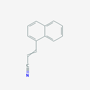 molecular formula C13H9N B11722994 3-Naphthalen-1-ylprop-2-enenitrile 