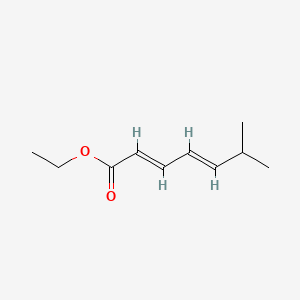 molecular formula C21H26N3O2.CH3O4S B1172300 Ethyl (2E,4E)-6-methyl-2,4-heptadienoate CAS No. 10236-06-3