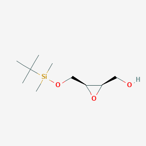 molecular formula C10H22O3Si B11723048 [(2R,3S)-3-{[(tert-butyldimethylsilyl)oxy]methyl}oxiran-2-yl]methanol 