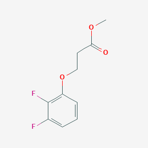 molecular formula C10H10F2O3 B11723073 Methyl 3-(2,3-difluorophenoxy)propanoate 