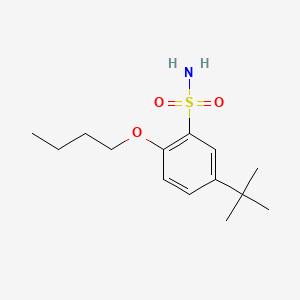 molecular formula C14H23NO3S B1172308 2-Butoxy-5-tert-butylbenzenesulfonamide 