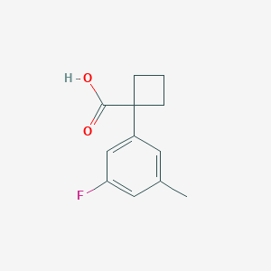 1-(3-Fluoro-5-methylphenyl)cyclobutanecarboxylic Acid