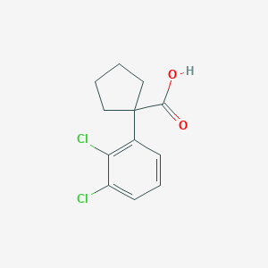 molecular formula C12H12Cl2O2 B11723148 1-(2,3-Dichlorophenyl)cyclopentanecarboxylic Acid 