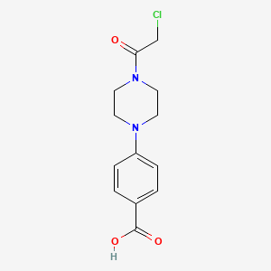 4-[4-(2-Chloroacetyl)-1-piperazinyl]benzoic Acid