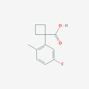 1-(5-Fluoro-2-methylphenyl)cyclobutanecarboxylic Acid