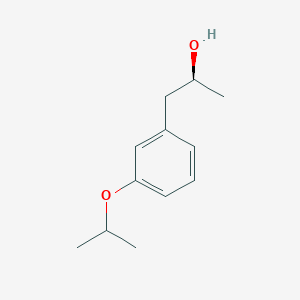 (2S)-1-[3-(propan-2-yloxy)phenyl]propan-2-ol