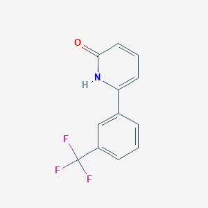 molecular formula C12H8F3NO B11723182 2-Hydroxy-6-(3-trifluoromethylphenyl)pyridine CAS No. 180606-04-6