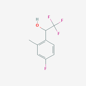 4-Fluoro-2-methyl-alpha-(trifluoromethyl)benzylAlcohol