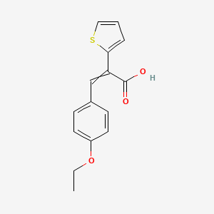 3-(4-Ethoxyphenyl)-2-thiophen-2-ylprop-2-enoic acid