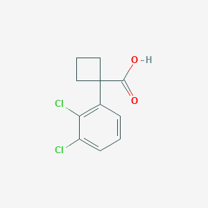 molecular formula C11H10Cl2O2 B11723212 1-(2,3-Dichlorophenyl)cyclobutanecarboxylic Acid 