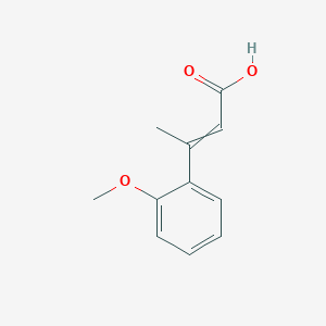 molecular formula C11H12O3 B11723232 3-(2-methoxyphenyl)but-2-enoic acid CAS No. 7706-68-5