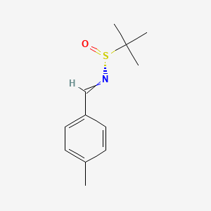 (R)-2-methyl-N-[(4-methylphenyl)methylidene]propane-2-sulfinamide