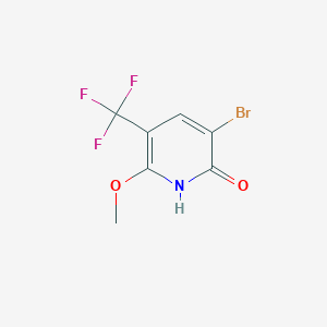 3-Bromo-6-methoxy-5-(trifluoromethyl)pyridin-2-ol