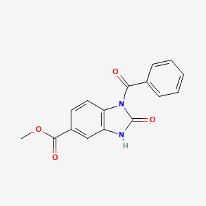 methyl 1-benzoyl-2-hydroxy-1H-1,3-benzodiazole-5-carboxylate