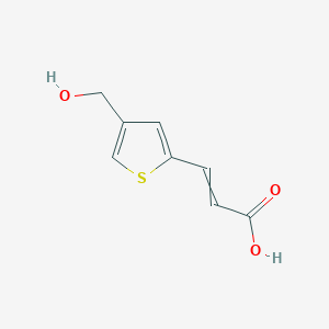 3-[4-(Hydroxymethyl)thiophen-2-yl]prop-2-enoic acid