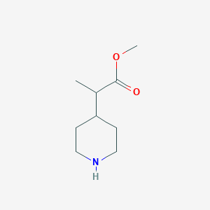 Methyl 2-(piperidin-4-yl)propanoate