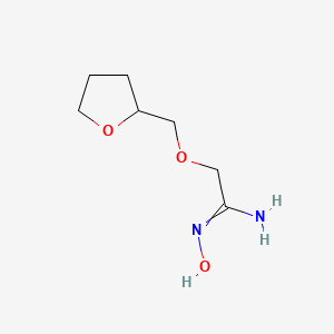 N'-hydroxy-2-(oxolan-2-ylmethoxy)ethanimidamide