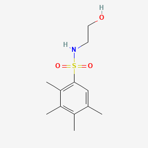 N-(2-hydroxyethyl)-2,3,4,5-tetramethylbenzenesulfonamide