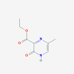 molecular formula C8H10N2O3 B11723361 Ethyl 3-hydroxy-6-methylpyrazine-2-carboxylate 