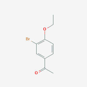 molecular formula C10H11BrO2 B11723390 1-(3-Bromo-4-ethoxyphenyl)ethan-1-one CAS No. 35310-76-0