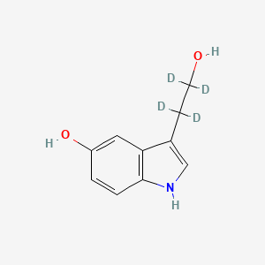 molecular formula C10H11NO2 B11723425 5-Hydroxy Tryptophol-d4 CAS No. 66640-87-7