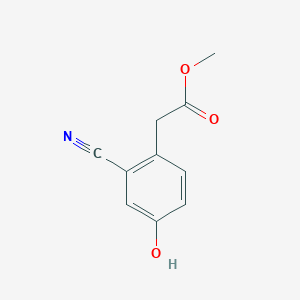 Methyl 2-(2-Cyano-4-hydroxyphenyl)acetate