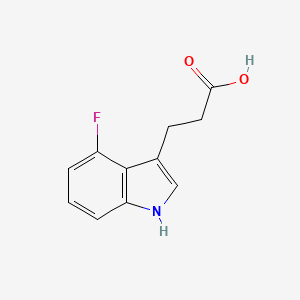 3-(4-fluoro-1H-indol-3-yl)propanoic acid