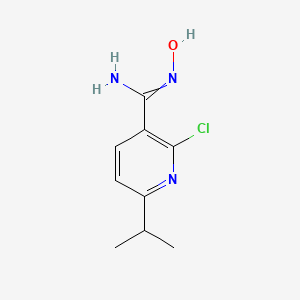 2-chloro-N-hydroxy-6-(propan-2-yl)pyridine-3-carboximidamide