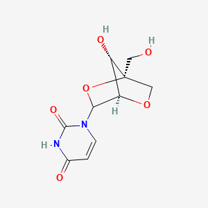 1-[(1R,4R,7S)-7-hydroxy-1-(hydroxymethyl)-2,5-dioxabicyclo[2.2.1]heptan-3-yl]-1,2,3,4-tetrahydropyrimidine-2,4-dione