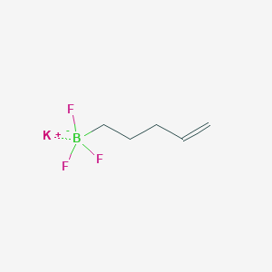 Potassium trifluoro(pent-4-EN-1-YL)boranuide