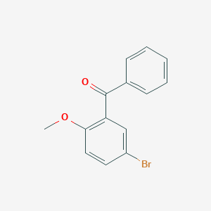 molecular formula C14H11BrO2 B11723617 (5-Bromo-2-methoxyphenyl)(phenyl)methanone 