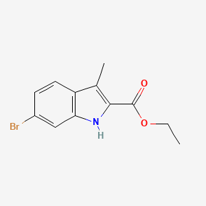 molecular formula C12H12BrNO2 B11723618 Ethyl 6-bromo-3-methyl-1h-indole-2-carboxylate 