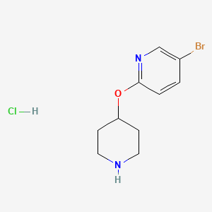 5-Bromo-2-(piperidin-4-yloxy)pyridine hydrochloride