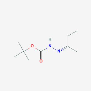 molecular formula C9H18N2O2 B11723623 N'-[(2E)-butan-2-ylidene](tert-butoxy)carbohydrazide 