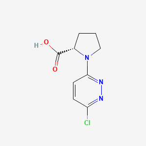 (2S)-1-(6-chloropyridazin-3-yl)pyrrolidine-2-carboxylic acid