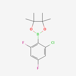 2-(2-Chloro-4,6-difluorophenyl)-4,4,5,5-tetramethyl-1,3,2-dioxaborolane