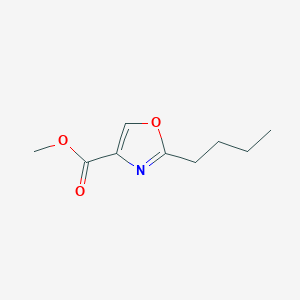 molecular formula C9H13NO3 B11723722 Methyl 2-butyloxazole-4-carboxylate 