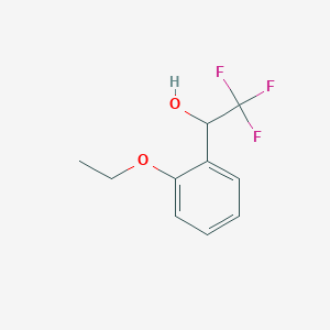 molecular formula C10H11F3O2 B11723753 1-(2-Ethoxyphenyl)-2,2,2-trifluoroethan-1-ol 