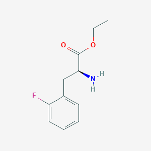 ethyl (2S)-2-amino-3-(2-fluorophenyl)propanoate