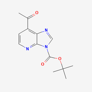 tert-Butyl 7-acetyl-3H-imidazo[4,5-b]pyridine-3-carboxylate