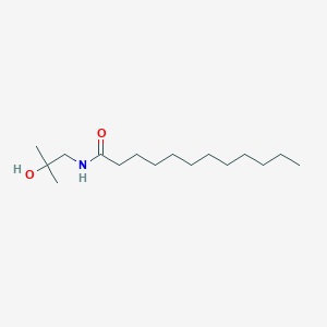 molecular formula C16H33NO2 B11723853 N-(2-Hydroxy-2-methylpropyl)dodecanamide CAS No. 83883-11-8