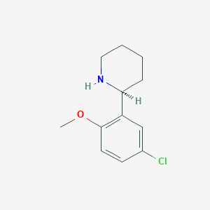 (S)-2-(5-Chloro-2-methoxyphenyl)piperidine