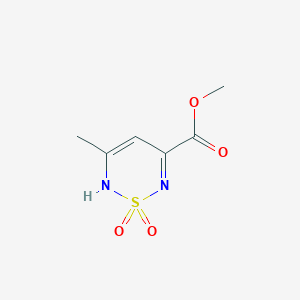 methyl 5-methyl-2H-1,2,6-thiadiazine-3-carboxylate 1,1-dioxide