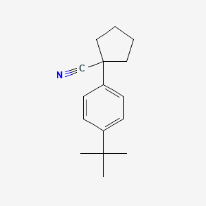 1-[4-(tert-Butyl)phenyl]cyclopentanecarbonitrile