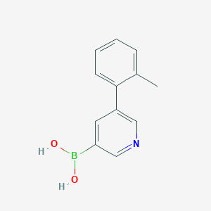 [5-(2-Methylphenyl)pyridin-3-yl]boronic acid