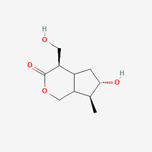 (4R,6S,7S)-6-hydroxy-4-(hydroxymethyl)-7-methyl-octahydrocyclopenta[c]pyran-3-one